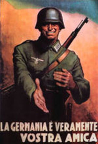 Emmanuel III officially removed Mussolini from the post of Prime Minister and replaced him with Marshal Pietro Badoglio