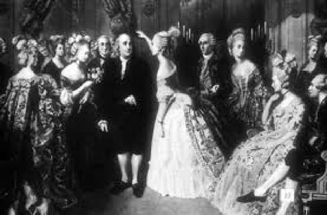 Madame Helvetius rejects Frankin's offer of marriage