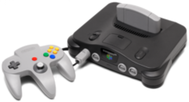 N64 of Nintendo with card games