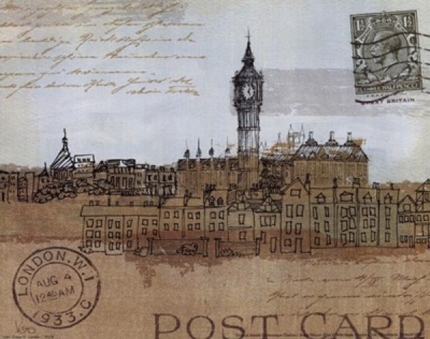 Издание почтовых карточек в Англии, Швейцарии ... / The issuance of postal cards in England, Switzerland...