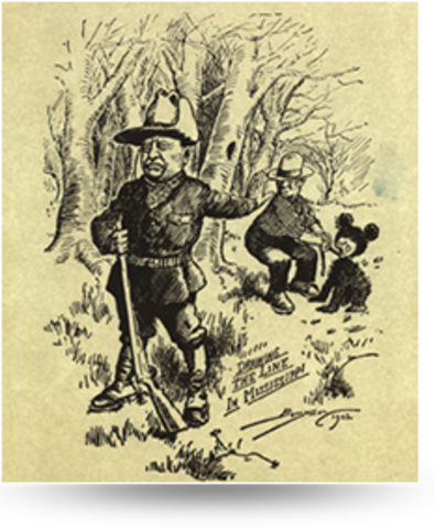 Encounters bear cub while hunting