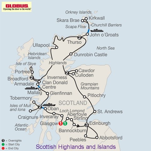 highland scots arrive