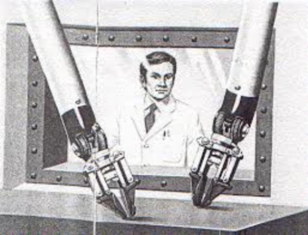 El “Standford Arm”, un pequeño brazo de robot de accionamiento eléctrico, se desarrolló en la Standford University.