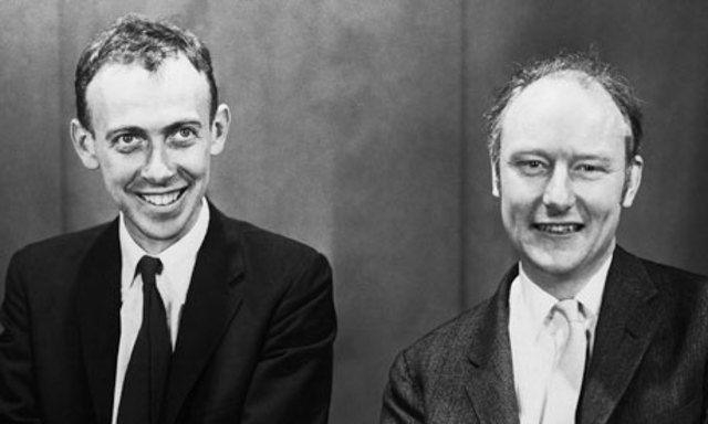 James Watson y Francis Crick