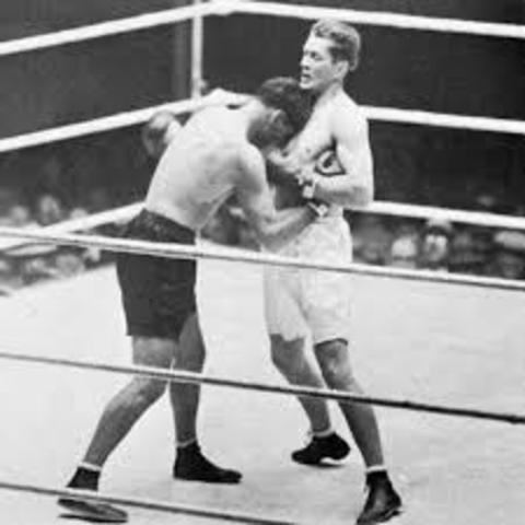 Jack Dempsey and Gene Tunney Match