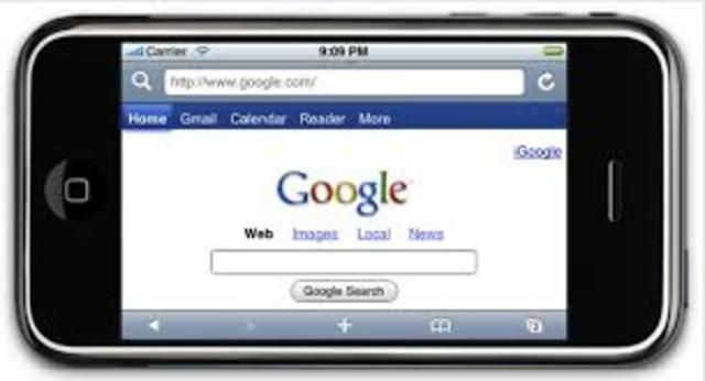 Launch Google web search mobile