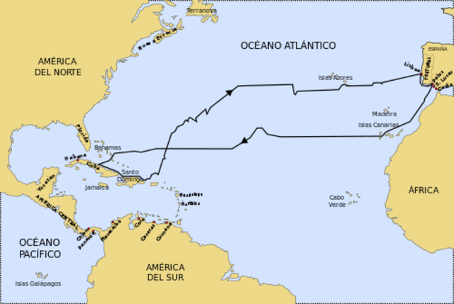 Columbus' First Voyage