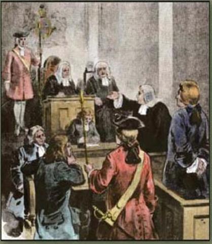 Zenger Press Trial in New York