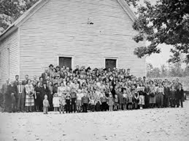 Two "establised" churches were created; Anglican and the Congregational.