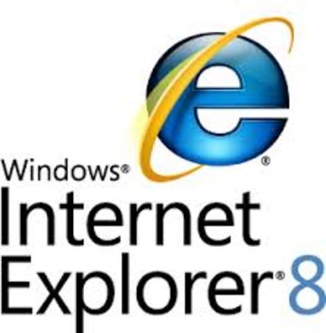 Microsoft Internet Explorer 8 is introduced