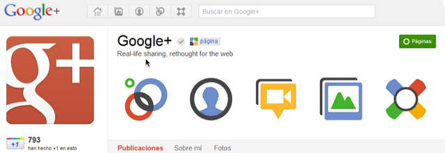Launch of Pages Google+