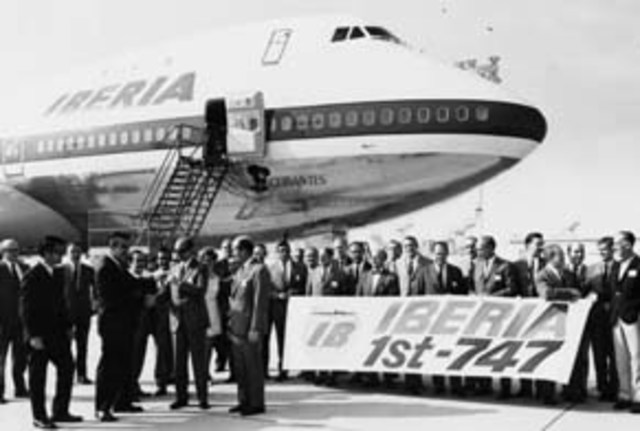 The first spanish airline, IBERIA