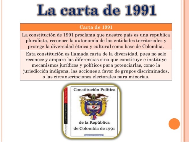 La Constitución de 1991