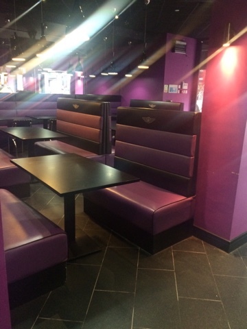 Creams Cafe shots with Raheem B&the bae