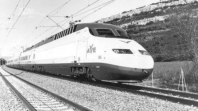 FIRST HIGH SPEED RAIL LINE MADRID-SEVILLA
