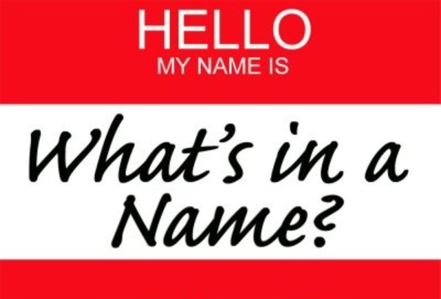 The Naming of Names