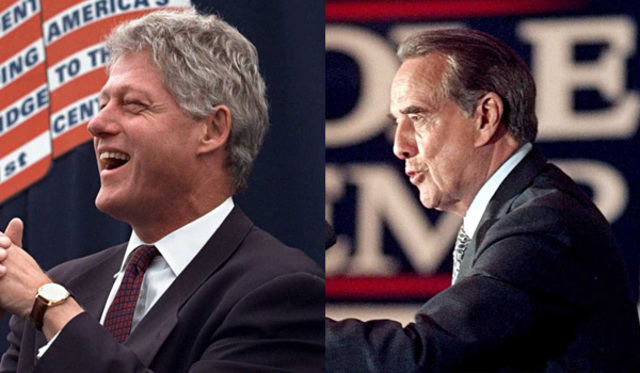 Bill Clinton is Reelected in 1996.