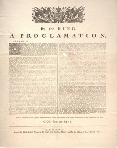 Proclamation of 1763