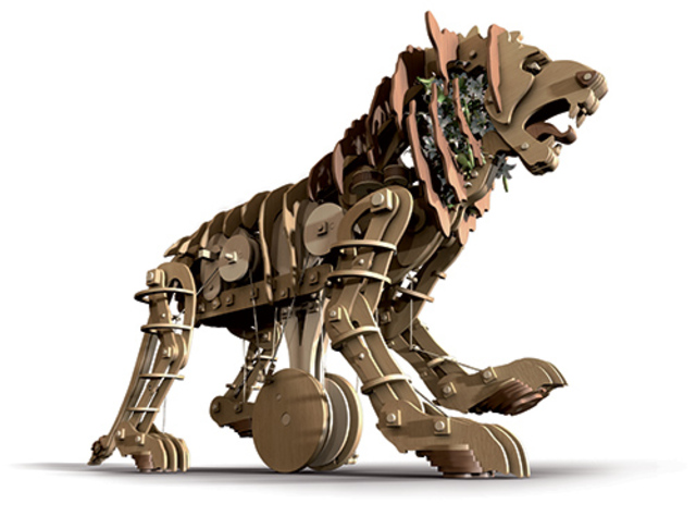 León Mecánico de Leonardo da Vinci