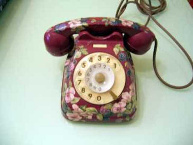 Teléfono fijo familiar