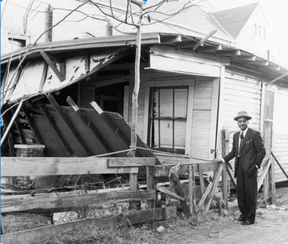 King's house in Montgomery is bombed