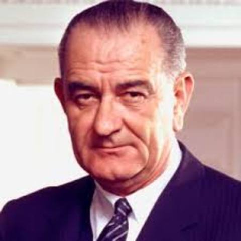 President Johnson certifies the 25th Amendment