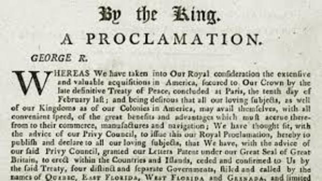 Proclamation of 1763
