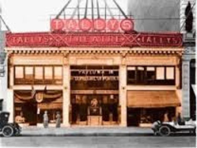 The first permanent movie theater in L.A.