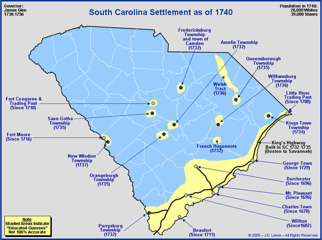 south carolina was formally incorperated as a royal colony
