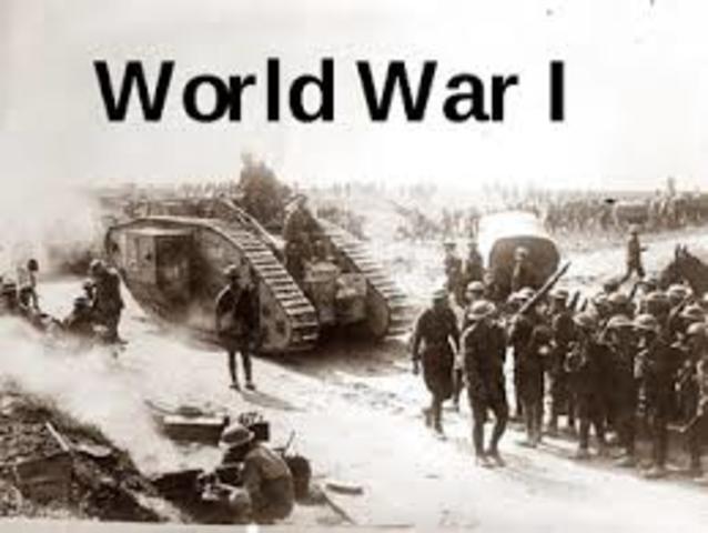 Start of WW1