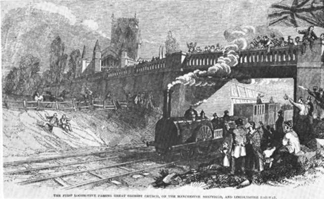 decade of the first Railroads and the birth of the Industrial Revolution