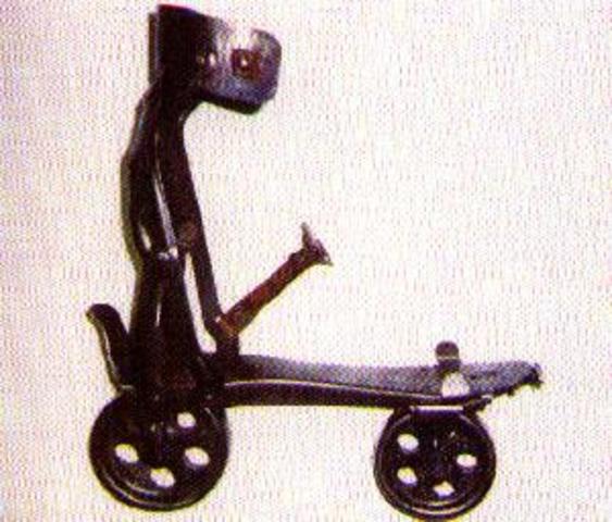 la primera rueda metálica