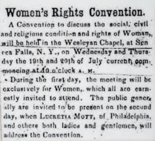First Women's Rights Convention