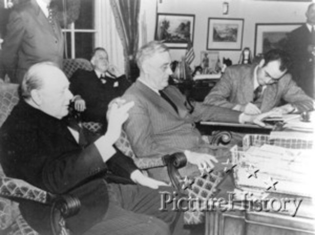 The U.S. and Britain conclude the Arcadia Conference in Washington, DC.