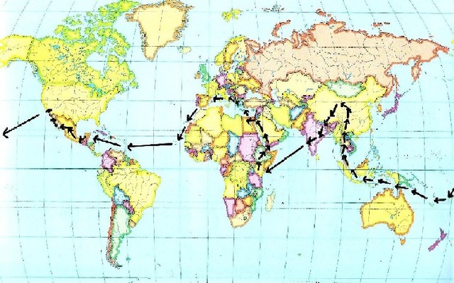 Fin de la vuelta al mundo