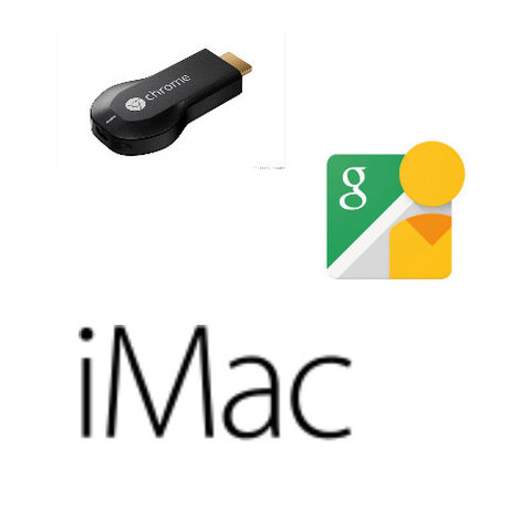Google Street View, iMac y Chromecast.