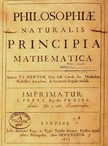 Isaac Newton publica "Philosophiæ Naturalis Principia Mathematica"