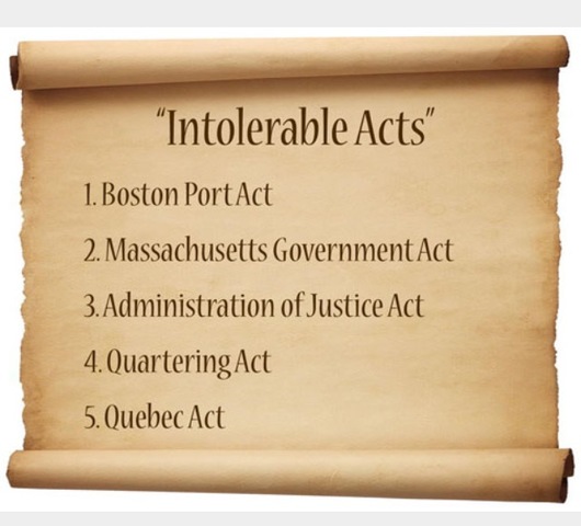 Intolerable acts