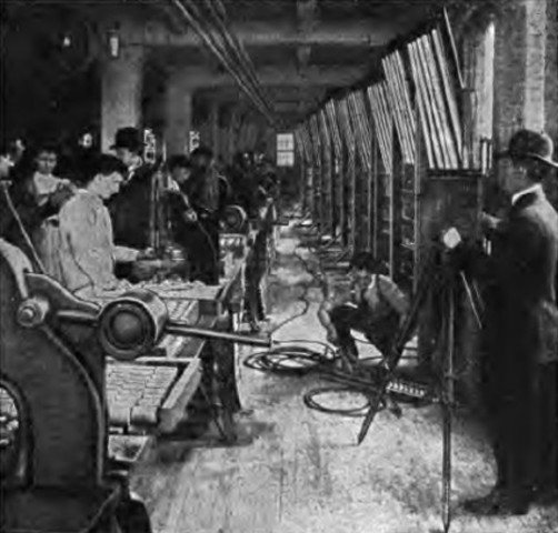 Cooper Hewitt mercury lamps