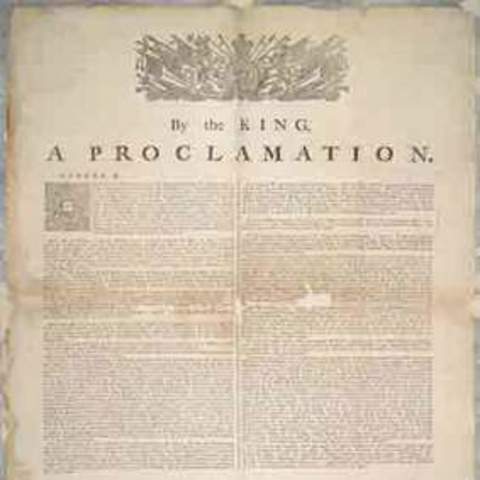 proclamtion of 17763