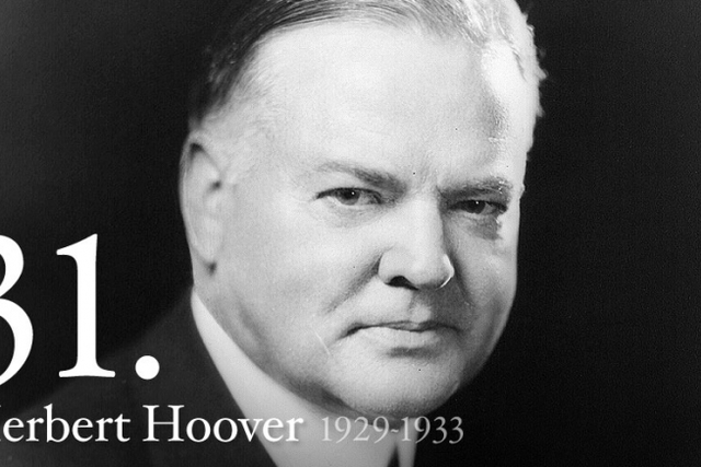31st President Herbert Hoover