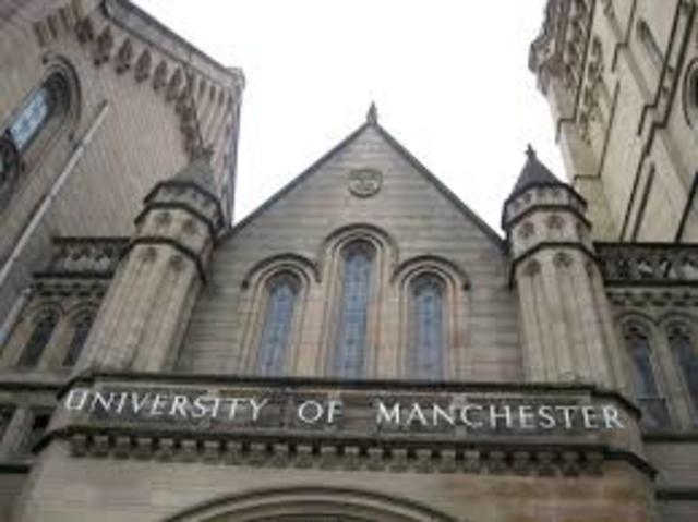 Se inagura la universidad de Manchester