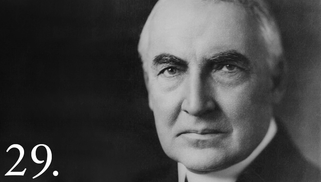 Warren Harding became president
