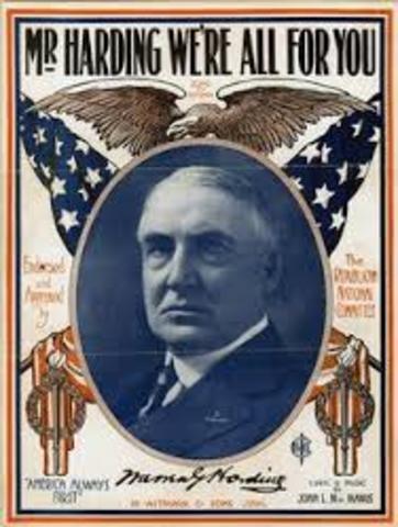 Harding's speech on Civil Rights