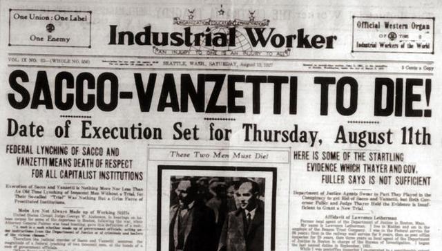 Coolidge: Sacco & Vanzetti were executed