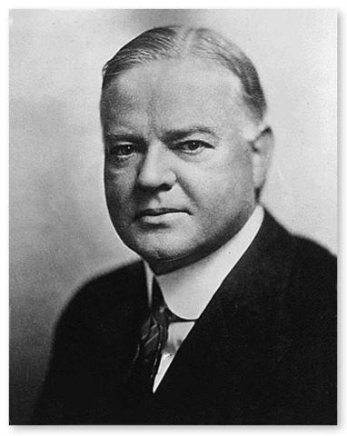 Herbert Hoover is President
