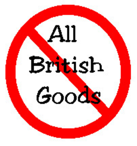 Boycotts of British Goods