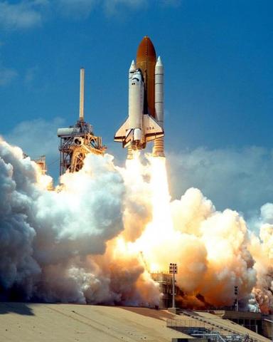 First Space Shuttle Launch