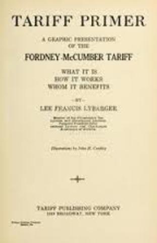 Fordney-McCumber Tariff