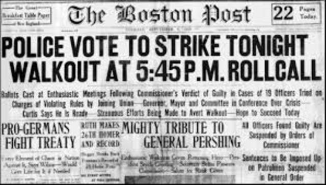 Boston Police Strike
